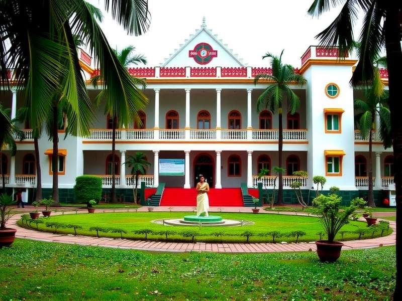 Undergraduate students in field